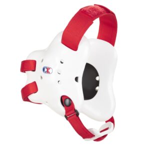 Cliff Keen Fusion Wrestling Headgear - White/Scarlet