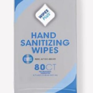 Hand Sanitizing Alcohol Free Wipes (Case 12-80 ct.)