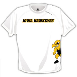 Iowa Hawkeyes Herkie Loose Gear Workout Shirt
