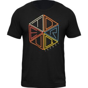 Torque Kaleidoscope Black Tee