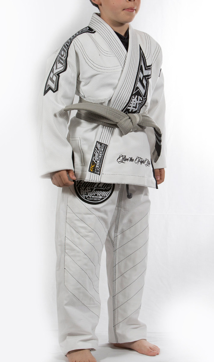 Contract Killer Discipline Kid's Gi - White - Image 2