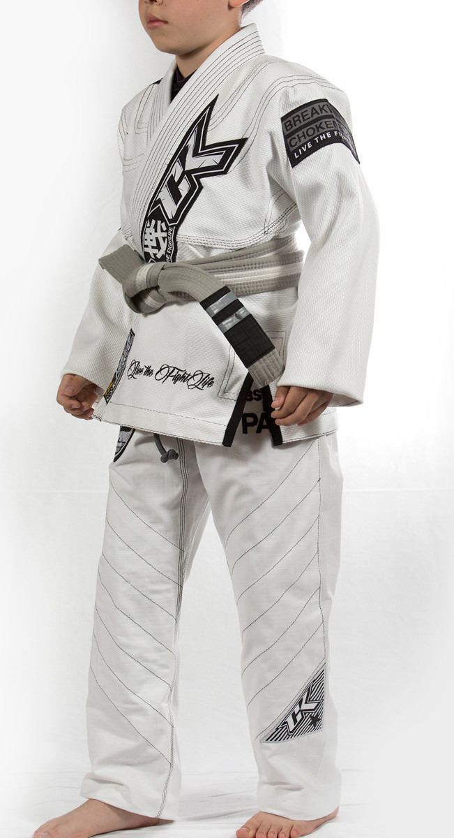 Contract Killer Discipline Kid's Gi - White - Image 3