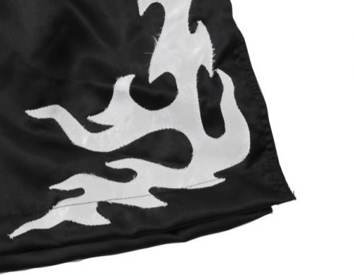 King K1 Kickboxing Trunks - Black/Silver - Image 3