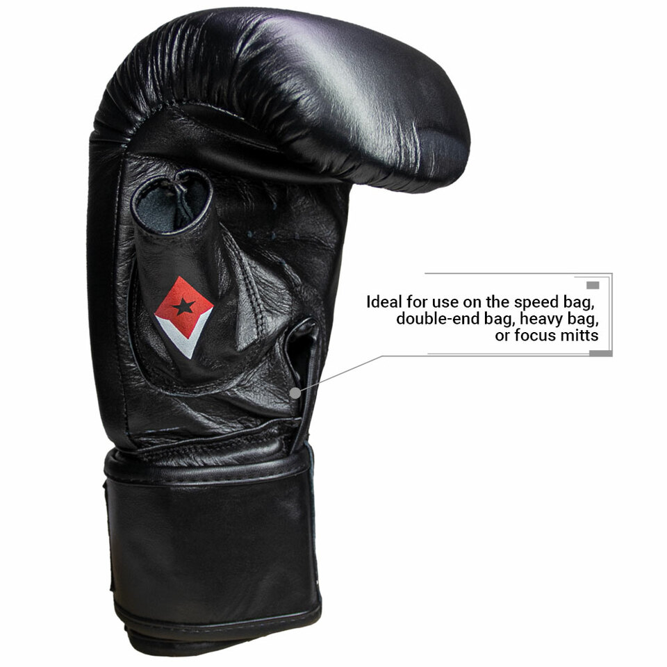 RevGear Real Leather Punching Bag Gloves - Image 2