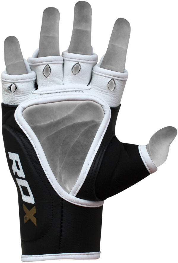 RDX Leather Gel MMA Gloves - Image 3