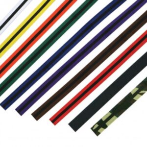 Martial Arts Belts w/Black Stripe