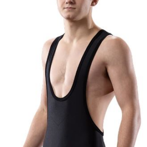 Matman Goodwill Low Cut Singlet - Black