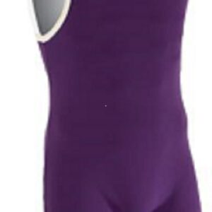 Matman Youth Nylon Wrestling Singlet - Purple