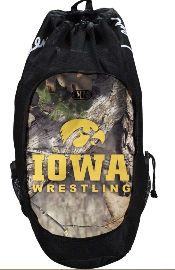 Cliff Keen Iowa Wrestling Mossy Oak Camo Backpack - Image 2