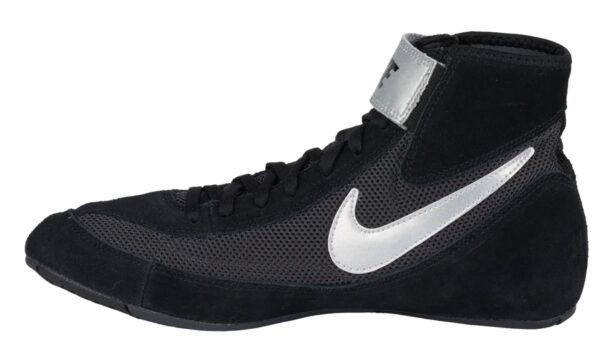 Nike Speedsweep VII Wrestling Shoes-Black/Met Silver - Image 3