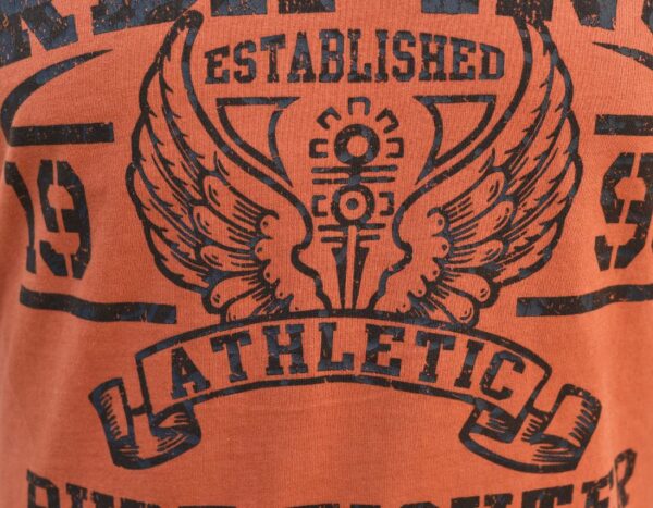 RDX Cracked Print Wings T-Shirt - Image 2