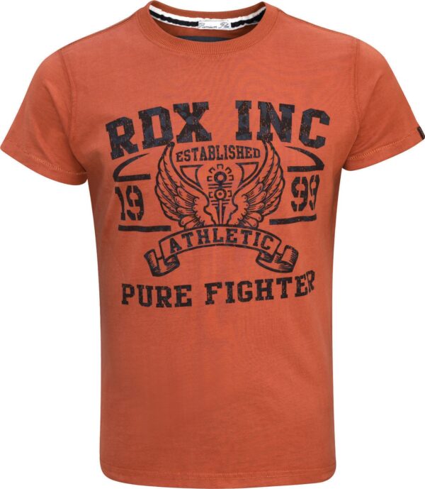 RDX Cracked Print Wings T-Shirt