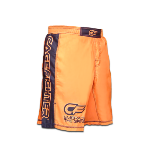 CF Combat Shorts - Orange w/Black Side Panel