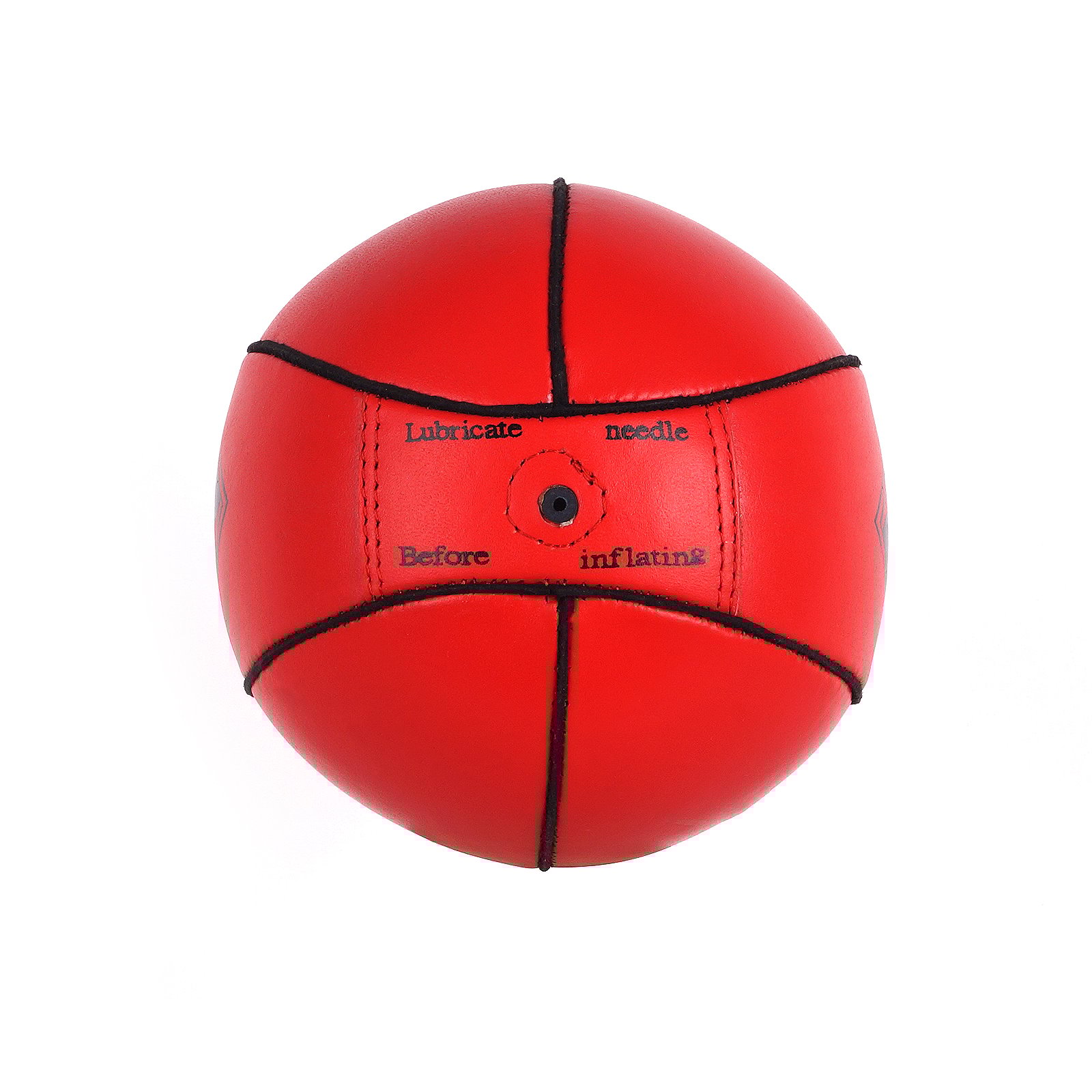 PRO Boxing Speed Bag Red Leather - PRO Boxing USA Label - Image 3