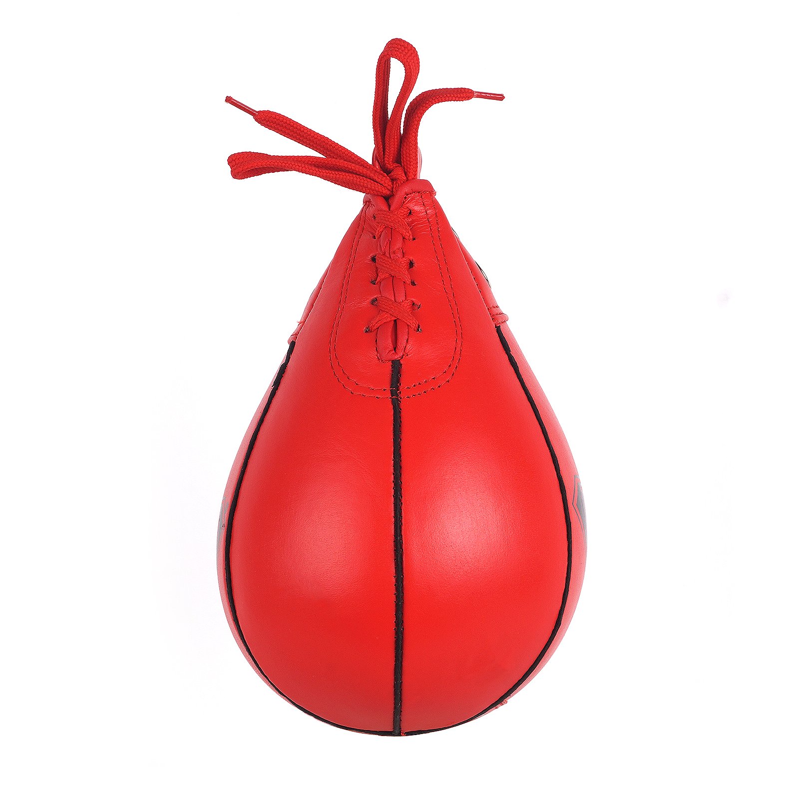 PRO Boxing Speed Bag Red Leather - PRO Boxing USA Label - Image 2