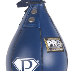 PRO Boxing Navy Blue Leather Speed Bag - PRO Boxing USA Label