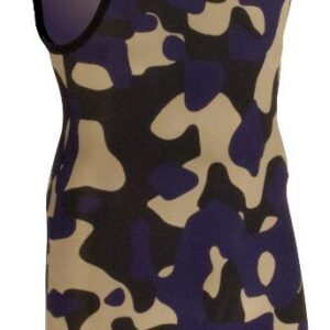 Matman Youth Purple/Black Camo Wrestling Singlet