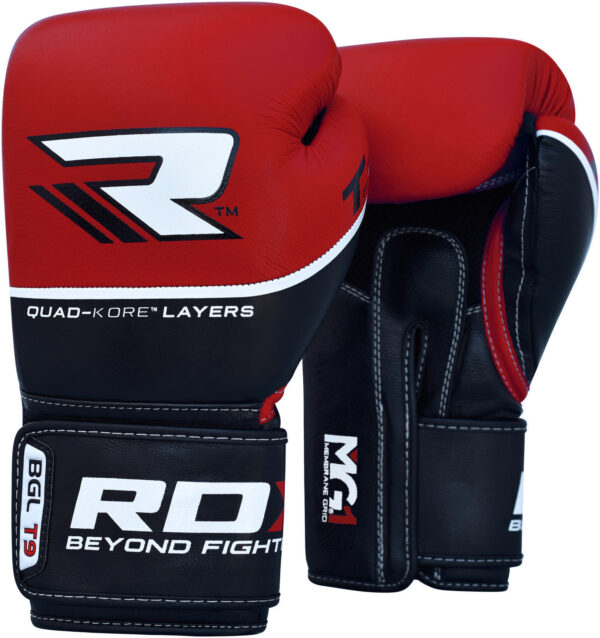 RDX Quad-Kore Leather Training Gloves (12 oz.) - Image 6