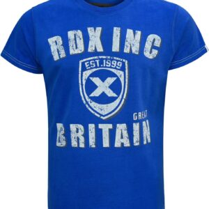 RDX Cotton British Blue T-Shirt