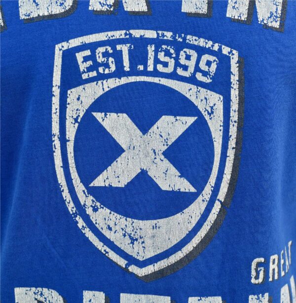 RDX Cotton British Blue T-Shirt - Image 2