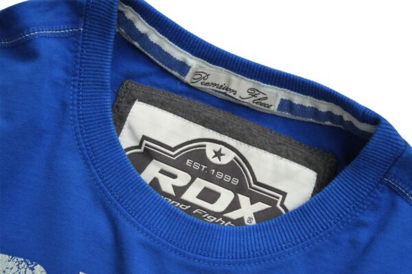RDX Cotton British Blue T-Shirt - Image 4