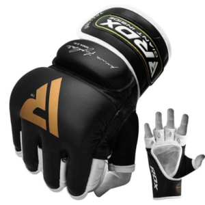 RDX Leather Gel MMA Gloves