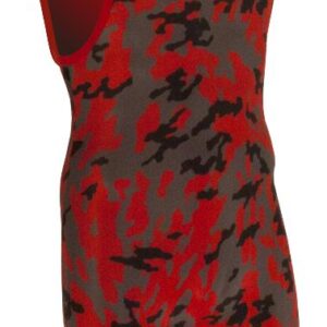 Matman Youth Red/Grey Camo Wrestling Singlet