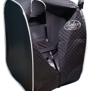 Relax Saunas Black PRO Far Infrared Portable Low EMF Personal Sauna