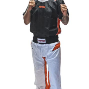 Fighter Top Ten Energy Uniform 1682-91GD Model - Black/White/Orange