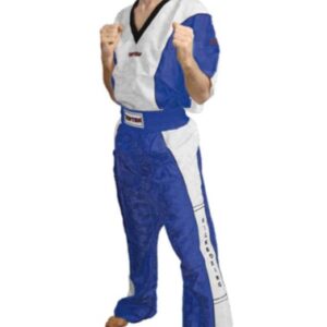 Fighter Top Ten Mesh Uniform 1608-16 Model - Blue/White