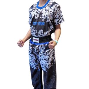 Fighter Top Ten Pixel Energy Uniform 1682-96PX Model  - Black/Blue/White