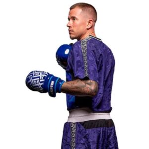 Fighter Top Ten Prism Kickboxing Uniform Pants & Shirt - Blue