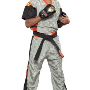 Fighter Top Ten Uniform 1681-39 Model - Grey/Black/Neon Orange