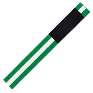 RevGear Brazilian Jiu Jitsu Belt - Green with White Stripe