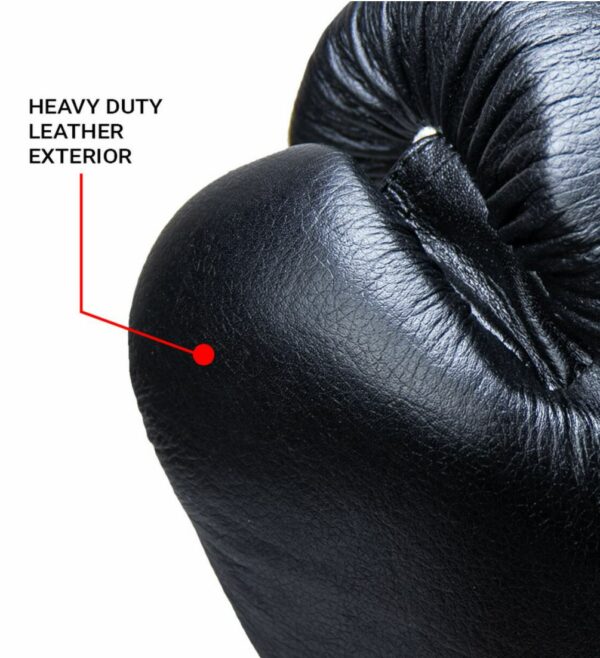 Revgear Genuine Leather Professional Boxing Gloves - Executive - Image 4