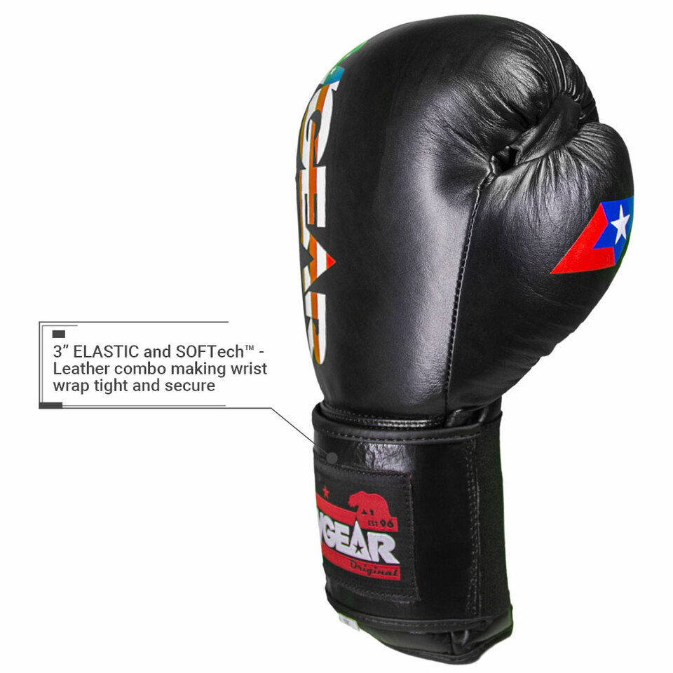 Sentinel S3 Pro Leather Gel Padded Sparring Boxing Gloves - Limited Edition - USA - Image 2