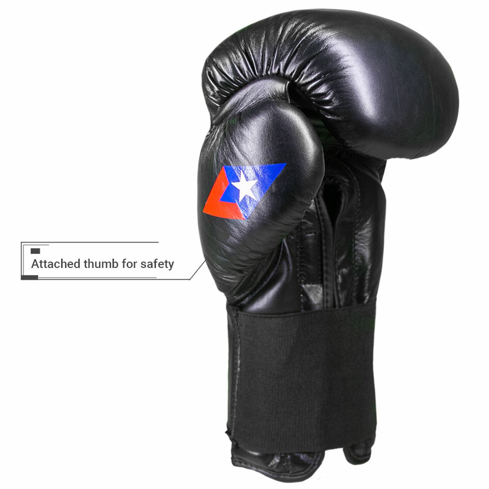 Sentinel S3 Pro Leather Gel Padded Sparring Boxing Gloves - Limited Edition - USA - Image 3