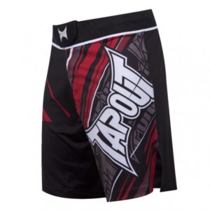 Tapout 4 Way Stretch Performance Fight Shorts - Red