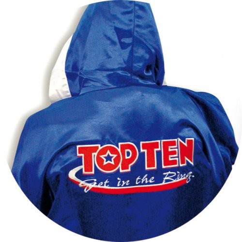Top Ten Adult Men's and Women's Satin Polyester Boxing Robe - Blue - Image 2