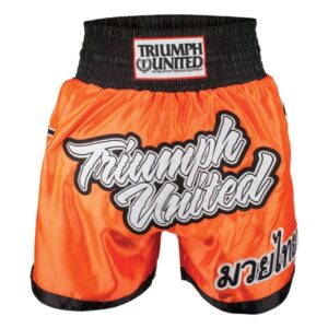 Triumph United Thai Fighter Shorts - Orange