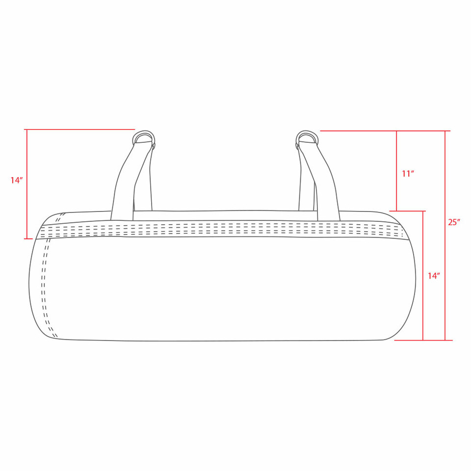 Revgear Heavy Hanging Horizontal Uppercut Punching Bag - American Made - Image 3