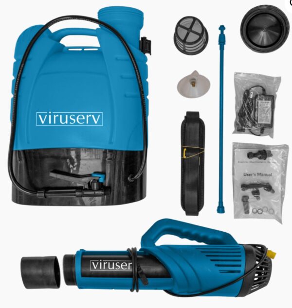 Viruserv VB Guardian 5-in-1 Backpack Electrostatic Sprayer System - Image 4