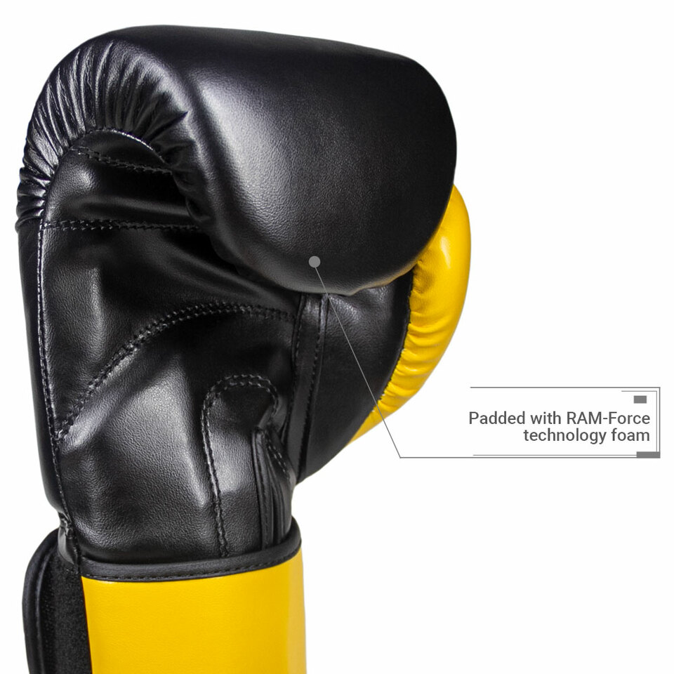 VIP Boxing Gloves - Yellow - Image 3