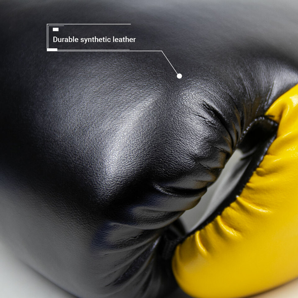 VIP Boxing Gloves - Yellow - Image 4