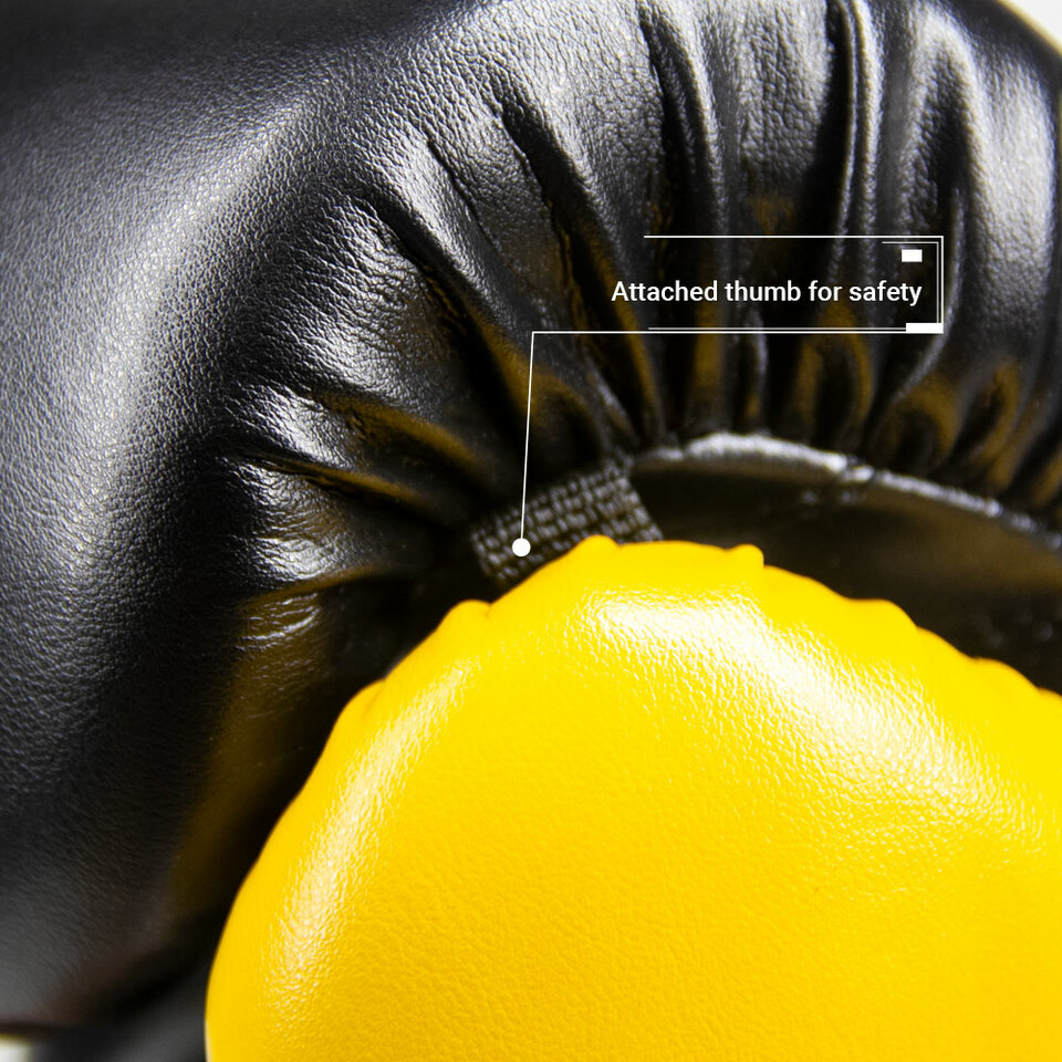 VIP Boxing Gloves - Yellow - Image 5