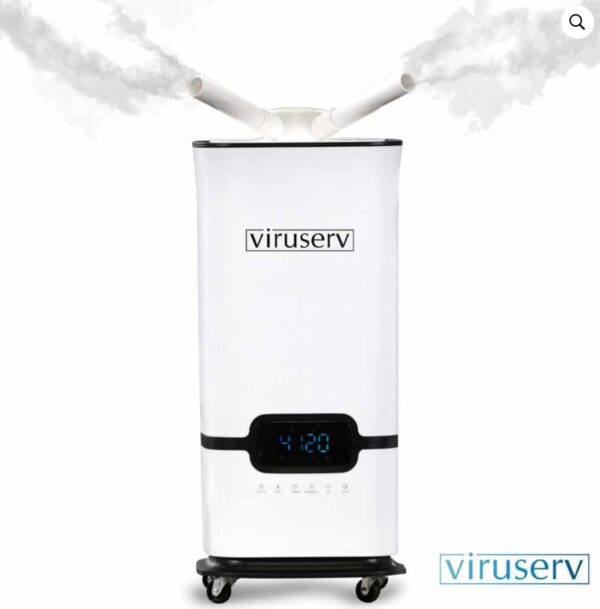 Viruserv VF Cumulus - Three Atomizer HOCL Fogger Humidifier with UV - Image 6