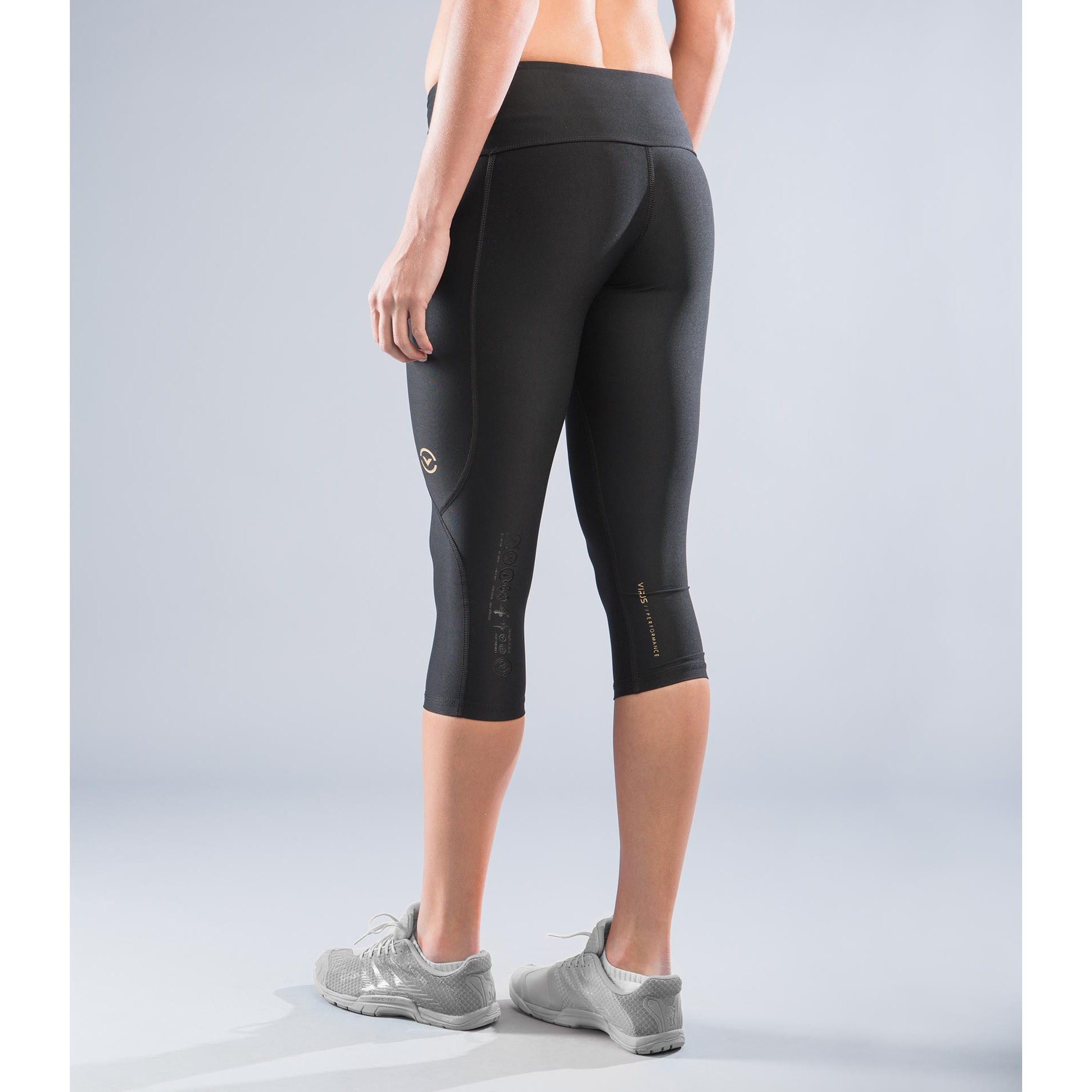 Virus Women's Bioceramic Compression Crop Pants (EAu8) - Image 2