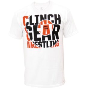 Clinch Gear Wrestling Mat Tee - White