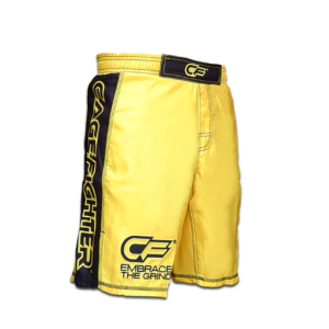 CF Combat Shorts - Gold w/Black Side Panel
